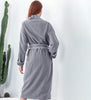 Women's Plush Robe Gray Back