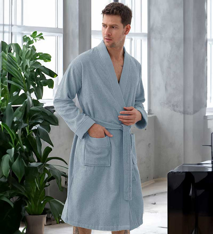 Bathrobe for Women | White Cotton Bath Robes | Terry Cloth Robes for Women  | Towel Bathrobe | Lightweight Plush Long Bathrobe | Elegant Style Spa