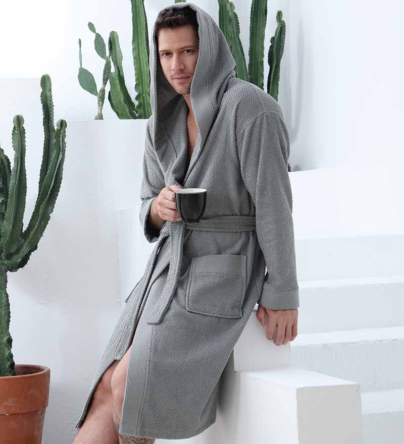 Men's Terry Robes  Luxury Turkish Cotton Terry Cloth Bathrobes
